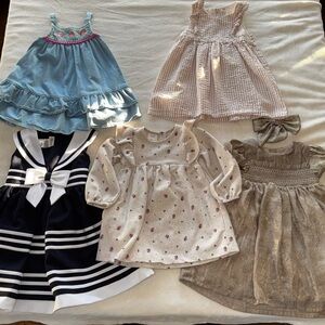 Baby/Toddler Girl Dresses Bundle Spring 18m-3T Zara, H&M, Tommy Bahama, etc.
